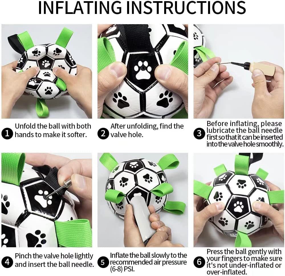 Interactive Dog Soccer Ball Toy for Training and Fun
