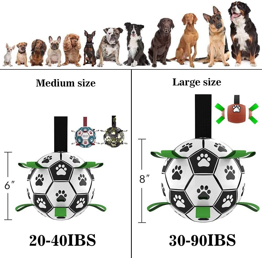 Interactive Dog Soccer Ball Toy for Training and Fun