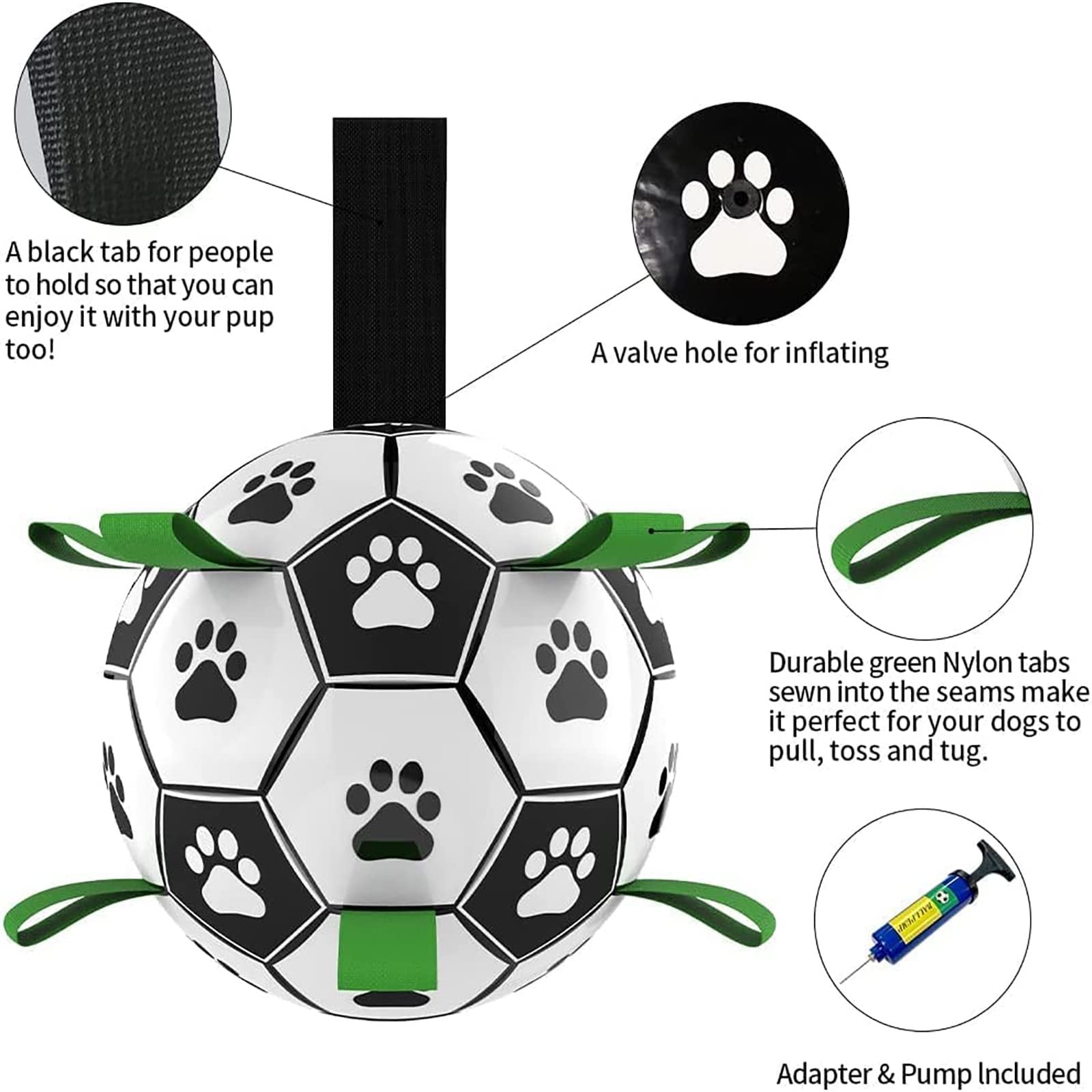 Interactive Dog Soccer Ball Toy for Training and Fun