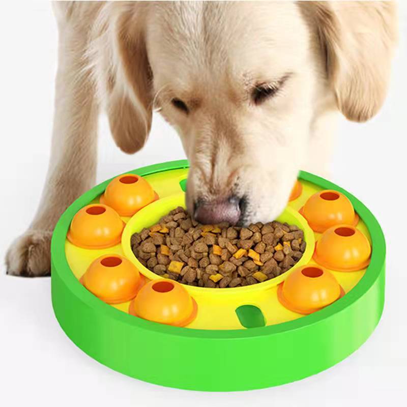 Interactive Slow Feeder Pet Bowl — Anti-Choke Puzzle Bowl for Dogs & Cats