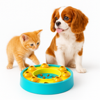 Interactive Slow Feeder Pet Bowl — Anti-Choke Puzzle Bowl for Dogs & Cats