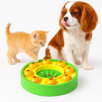 Interactive Slow Feeder Pet Bowl — Anti-Choke Puzzle Bowl for Dogs & Cats
