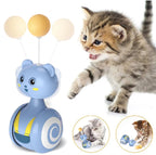 Interactive Cat Feather Toy Rolling Ball Smart Pet Toys Fun