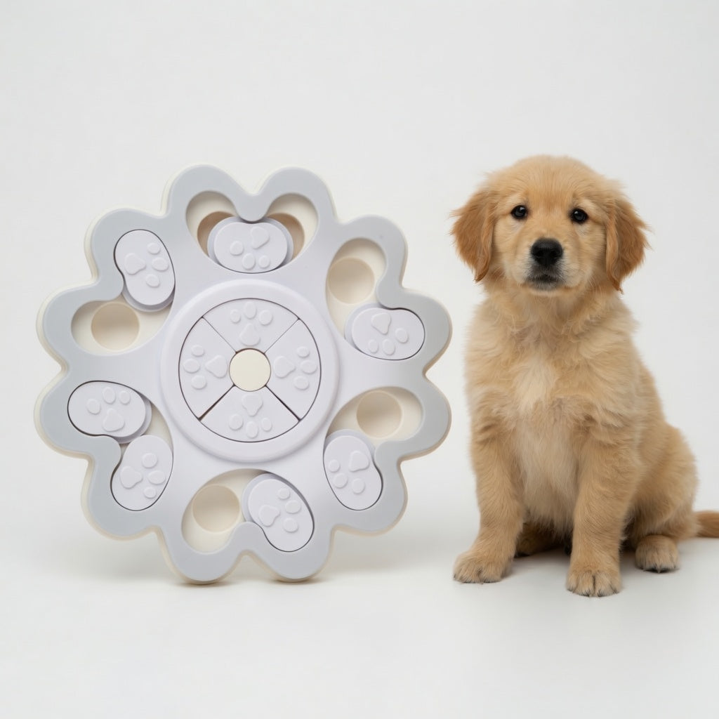 Interactive Dog Puzzle Feeder – Mental Enrichment Toy for Dogs