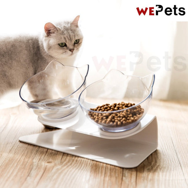 Dual Feeding Bowl Non-Slip with tilted angel Hover Image