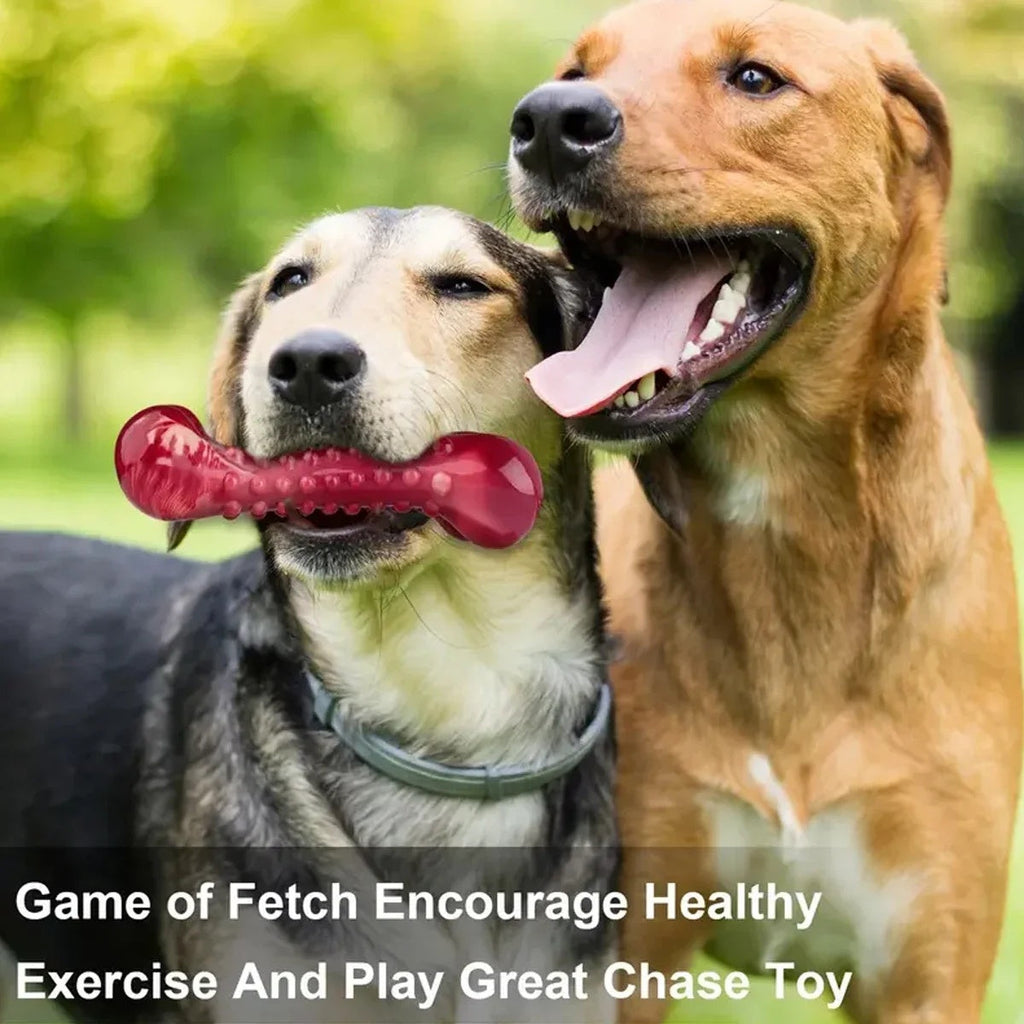 Natural Rubber Chew Toy for Heavy Chewers Meat Flavor
