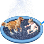 Non-Slip Splash Pad Dog Pool – Outdoor Summer Water Fun Mat
