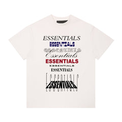 Fog Essentials T Shirts Spring/Summer FOG Letter Pattern Crew Neck Short Sleeves