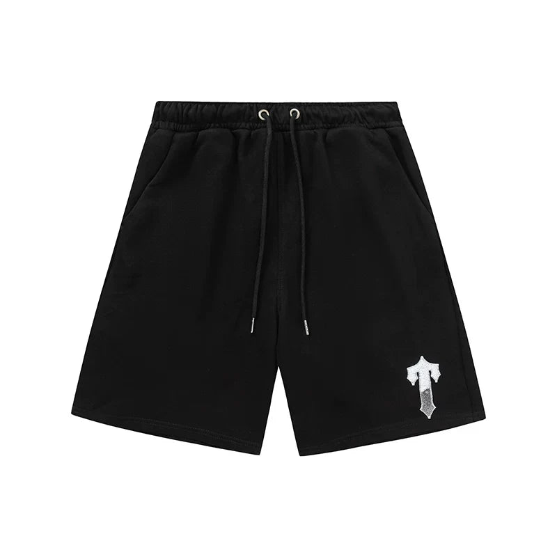 Trapstar Irongate Arch Small T Sweat Shorts - Black/White