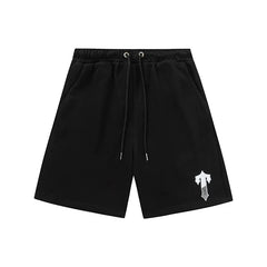 Trapstar Irongate Arch Small T Sweat Shorts - Black/White