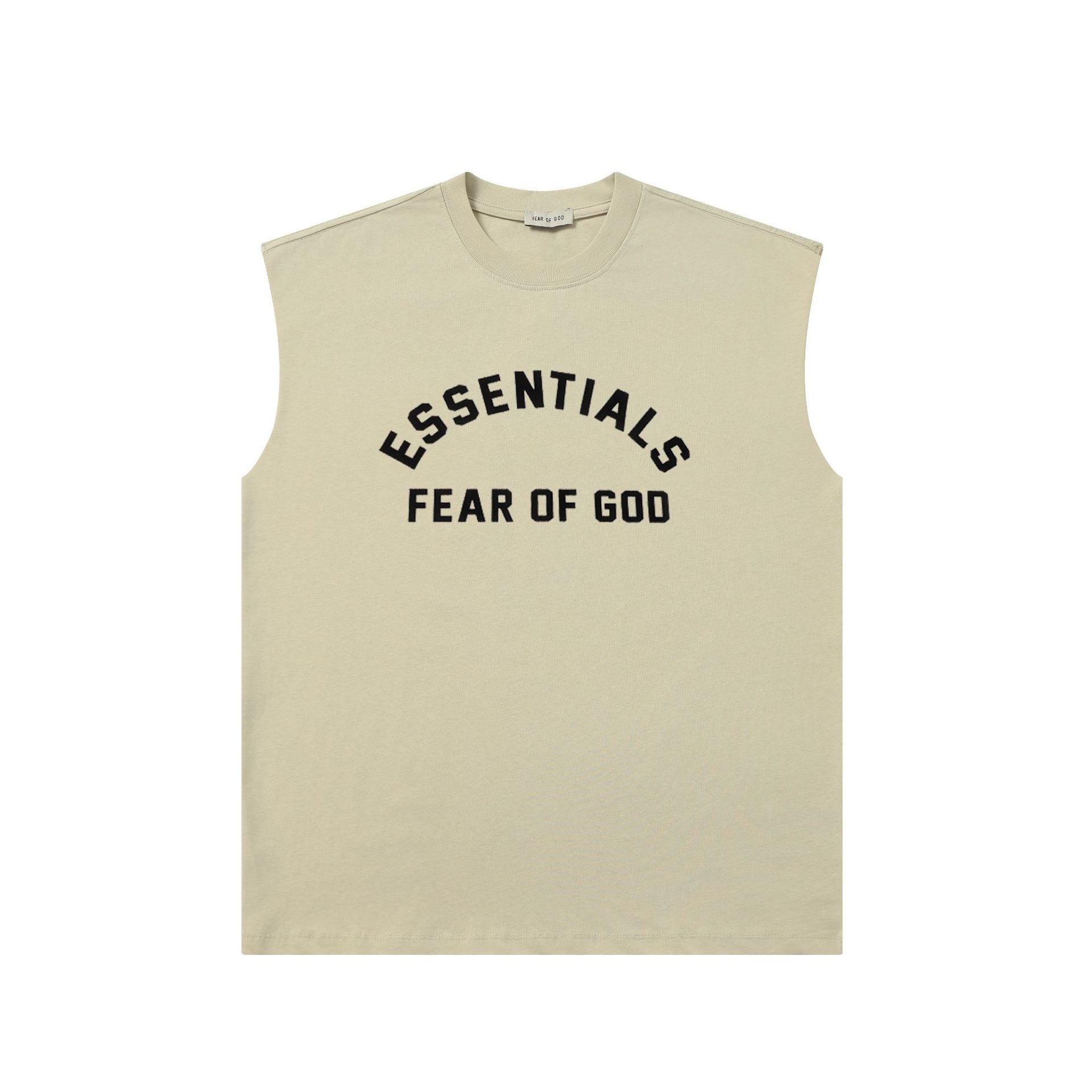 Fog Essentials tank spring summer FOG letter crew neck casual vest