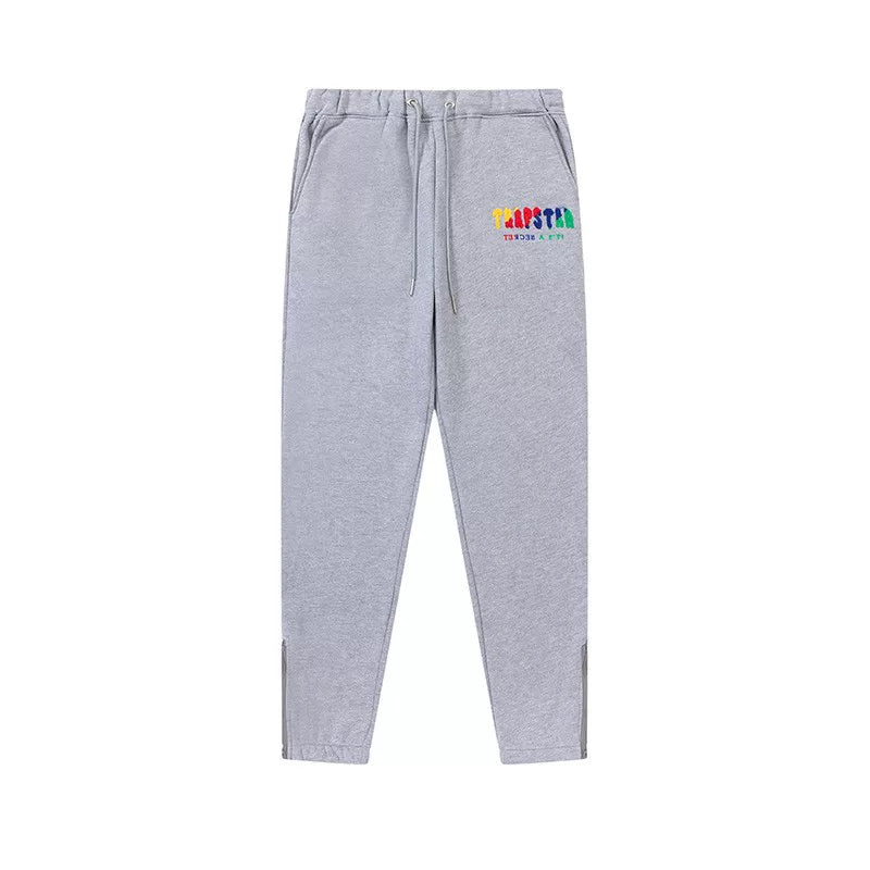 Trapstar Style Autumn/Winter Hip-Print Casual Sweatpants - Heather Grey