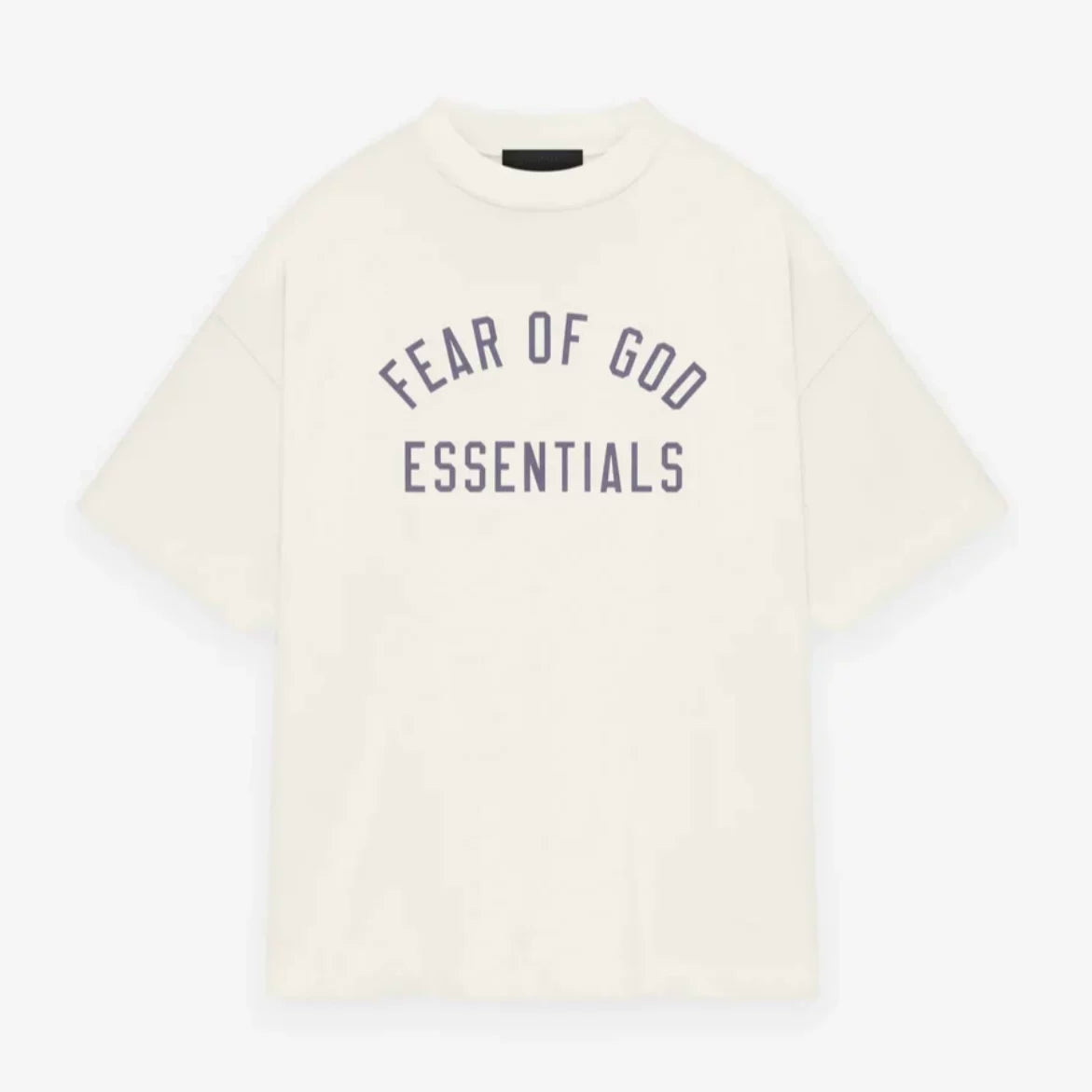 Fear of God Essentials Arc Logo Short-Sleeve T-Shirt Ivory white