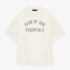Fear of God Essentials Arc Logo Short-Sleeve T-Shirt Ivory white