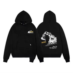 Represent Excavator "Heavy Duty" Graphic Heavyweight Hoodie - Black
