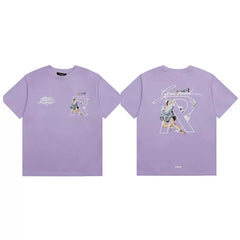 Represent "God Save Us" Graphic T-Shirt - Lilac