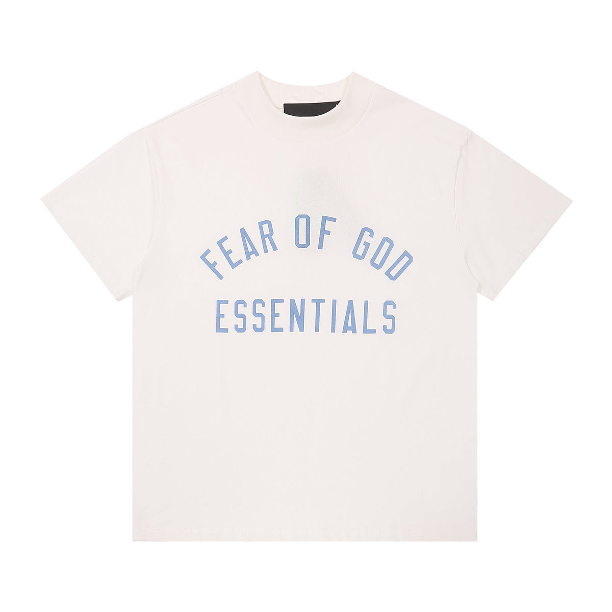 Fog Essentials T Shirts Spring/Summer FOG Double Line Letter Print Crew Neck Short Sleeves