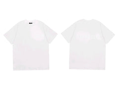 Represent Tonal "REP" & "REPRESENT" Logo T-Shirt - White