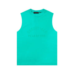 Fog Essentials tank summer FOG letter crew neck vest