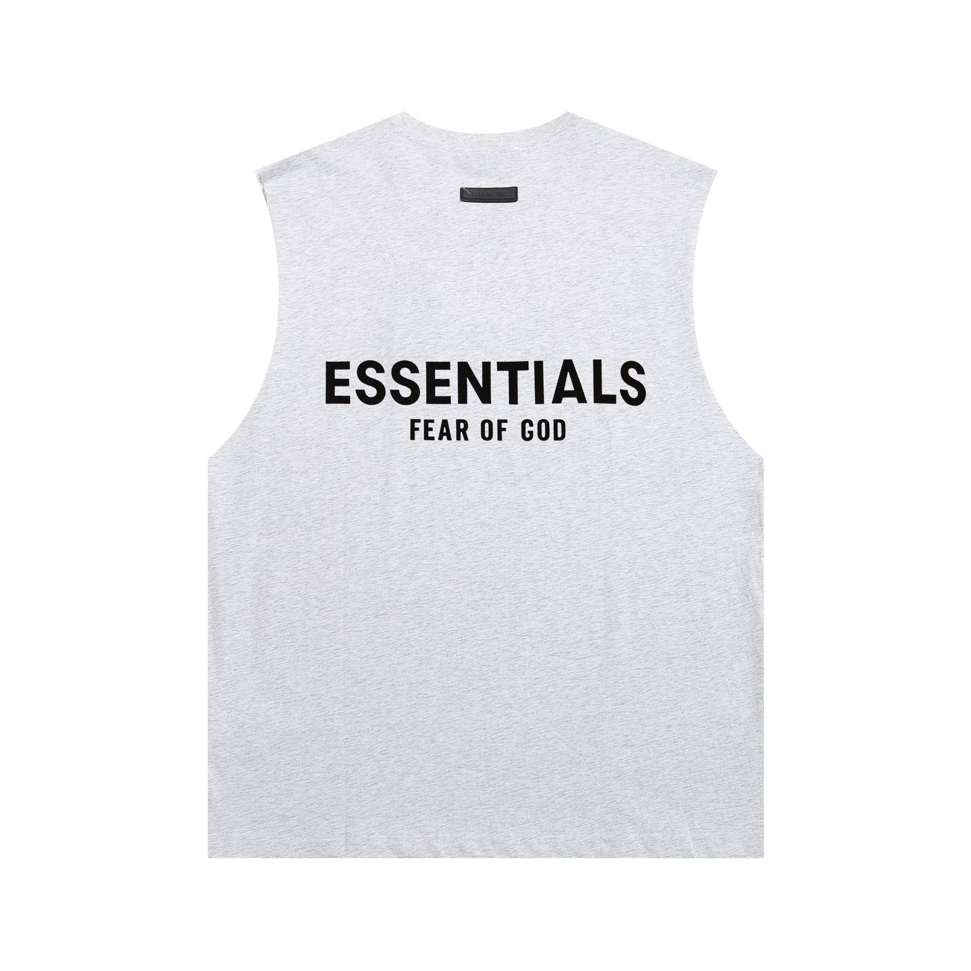 Fog Essentials tank spring summer FOG letter crew neck casual vest