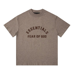 Fog Essentials T Shirts Spring Summer FOG Letter Crew Neck Pullover Short Sleeves