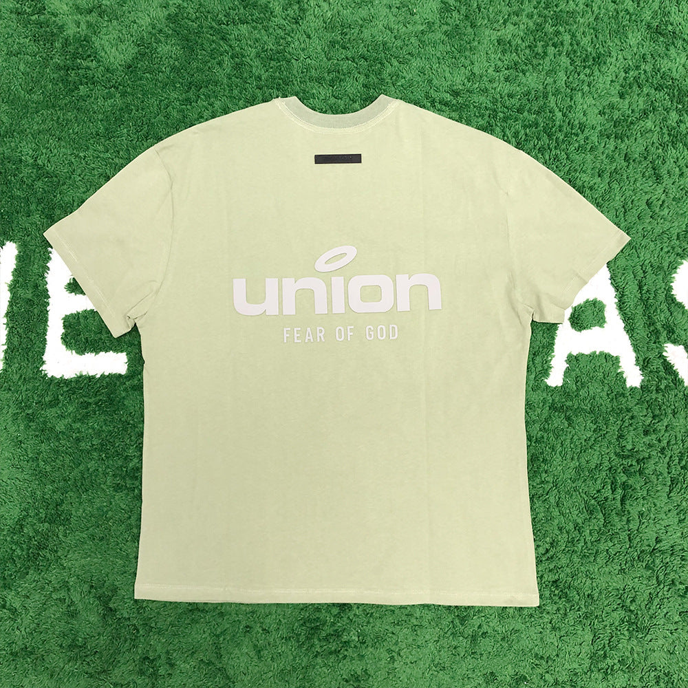 Fog Fear of God Essentials T Shirt Double Line Short Sleeve Printed Letter Loose Couple T-shirt