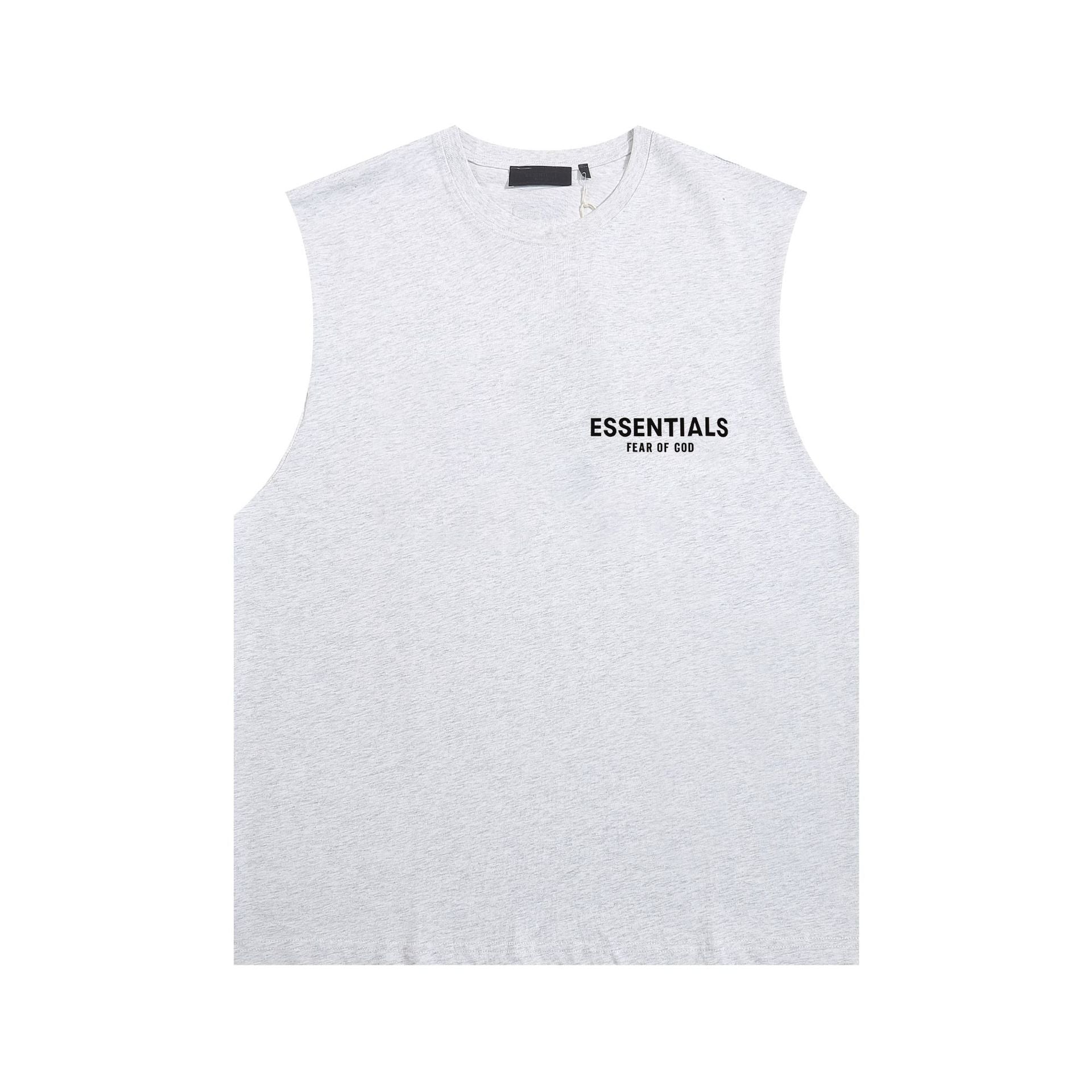 Fog Essentials tank spring summer FOG letter crew neck casual vest