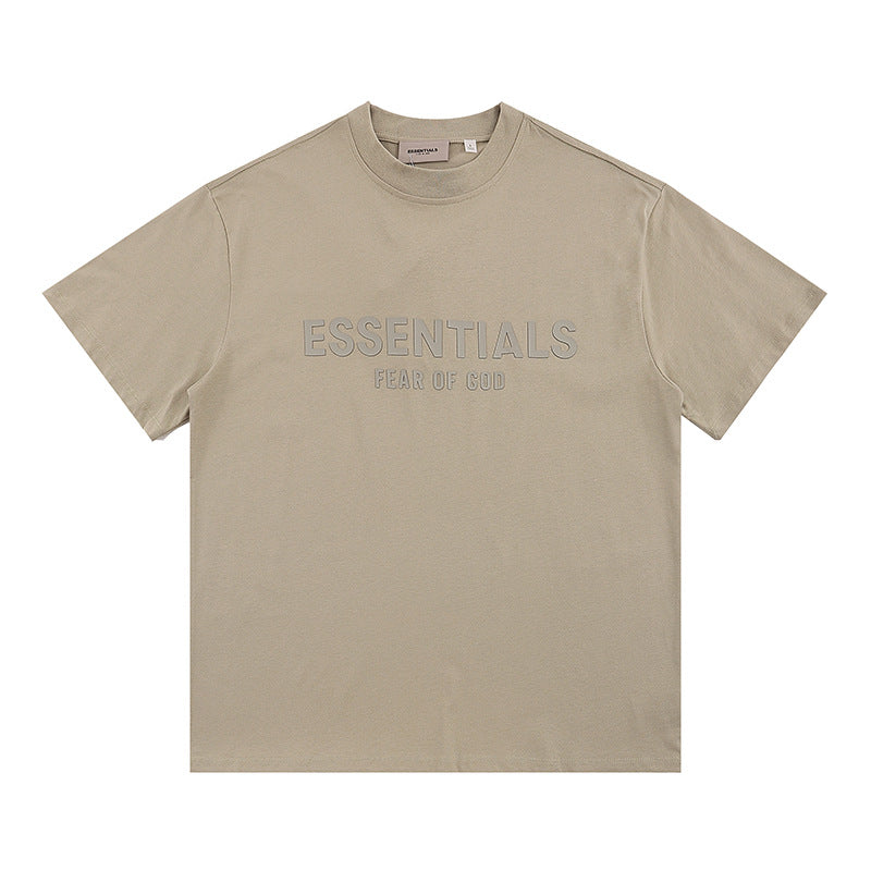Fog Essentials T Shirts Spring/Summer, Crew Neck Short Sleeves