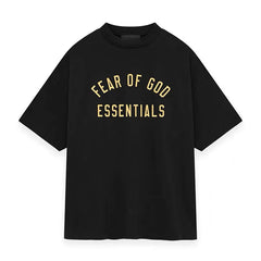 Fear of God Essentials Arc Logo Short-Sleeve T-Shirt Obsidian black
