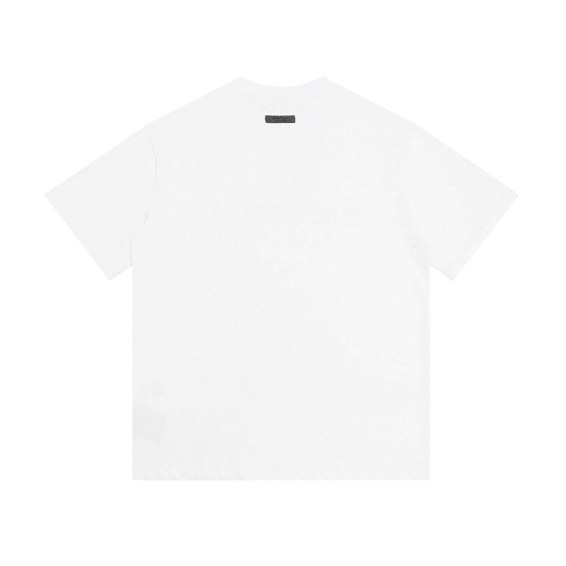Fog Essentials T Shirts Spring/Summer FOG Letter Embroidery Crew Neck Short Sleeves