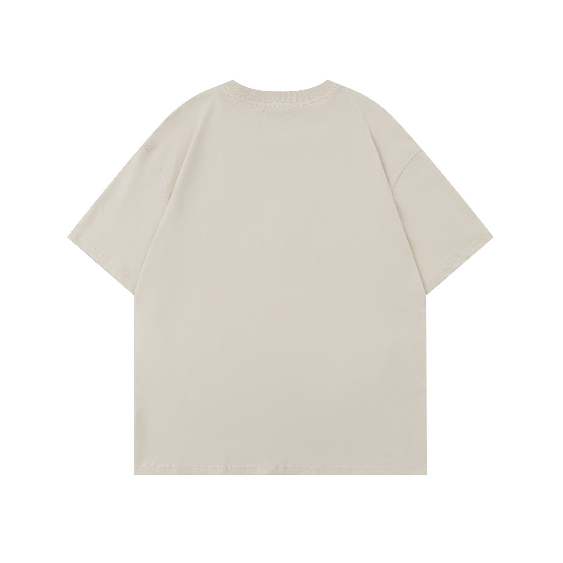 Fog Essentials T Shirts Spring/Summer FOG Flocking Letter Pattern Crew Neck Short Sleeves