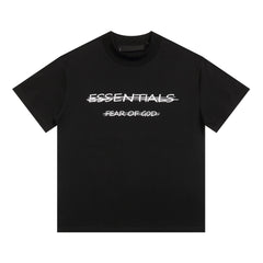 Fog Essentials T Shirts Spring/Summer FOG Painting Crew Neck Short Sleeves