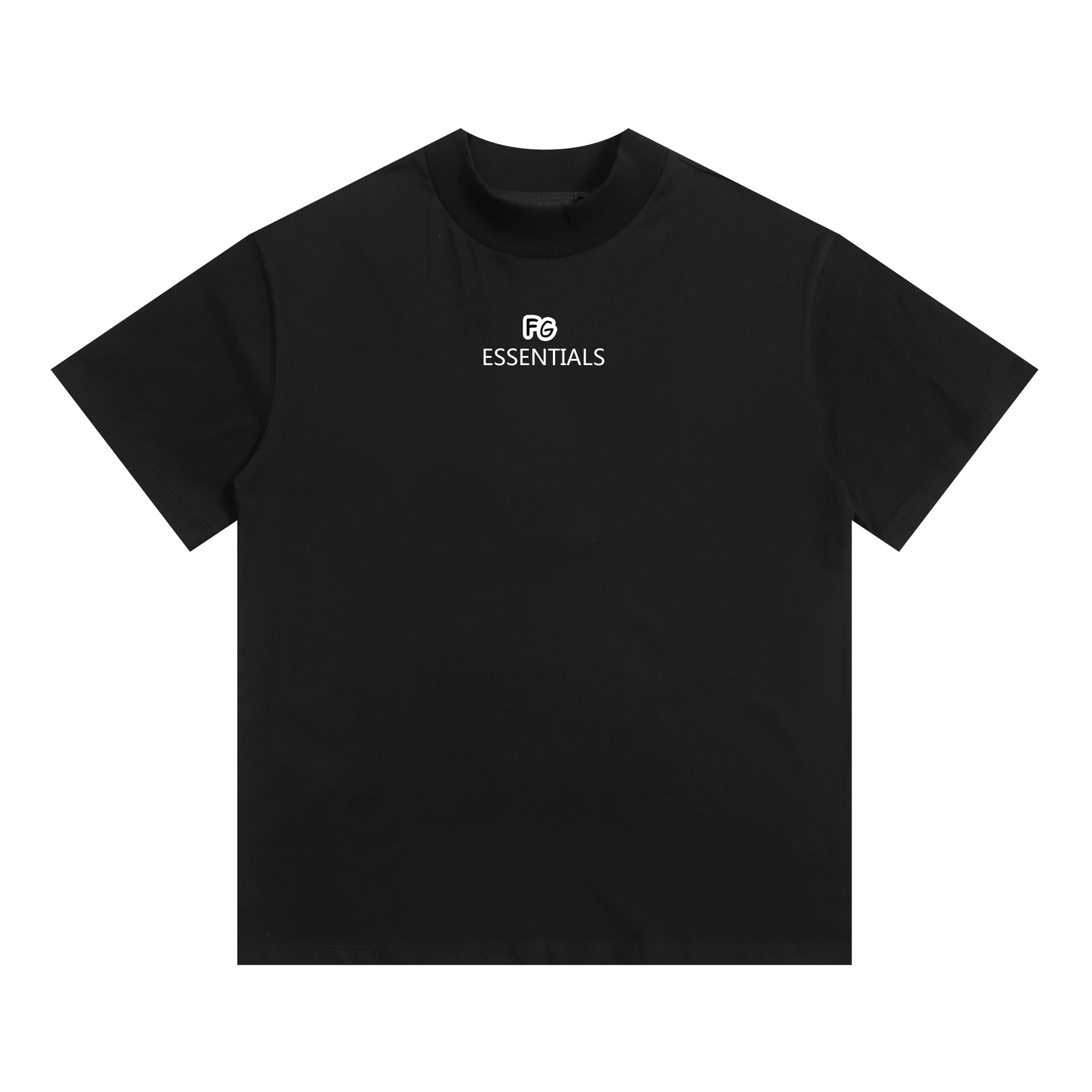 Fog Essentials T Shirts Spring/Summer Letter Pattern Crew Neck Short Sleeves