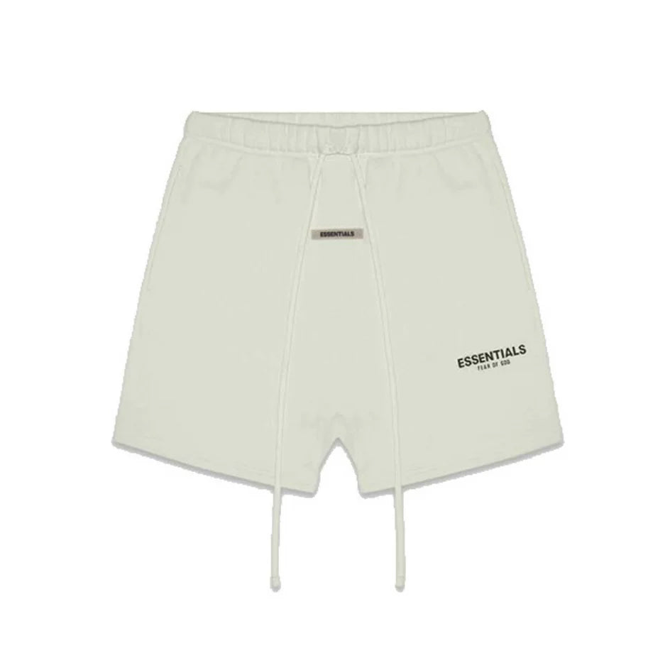 Fear of God Essentials Core Collection Sweatshorts Grey green thin velvet