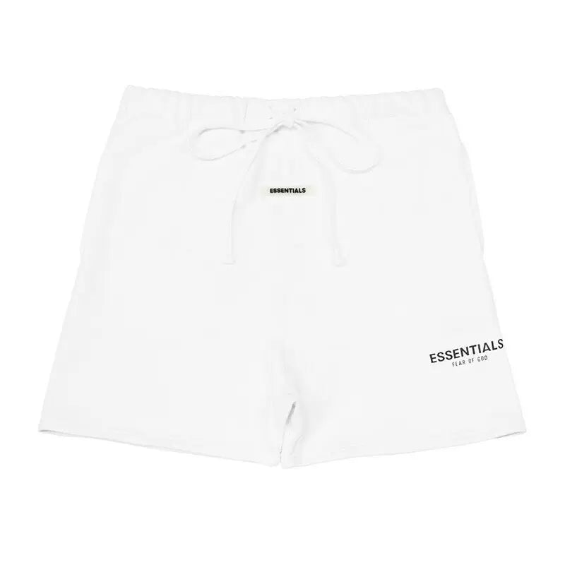 Fear of God Essentials Core Collection Sweatshorts White thin velvet