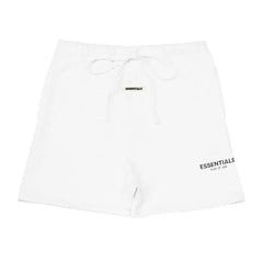 Fear of God Essentials Core Collection Sweatshorts White thin velvet
