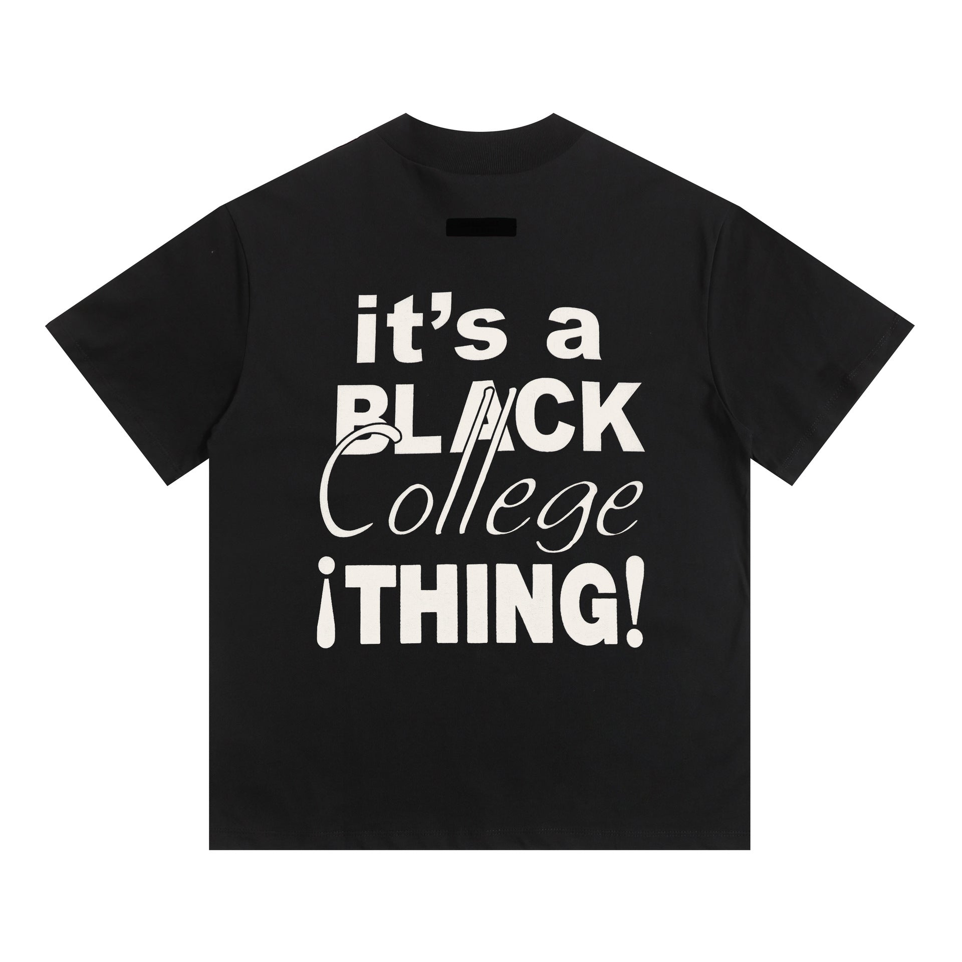 Fog Essentials T Shirts Spring/Summer FOG Letter Print Crew Neck Short Sleeves
