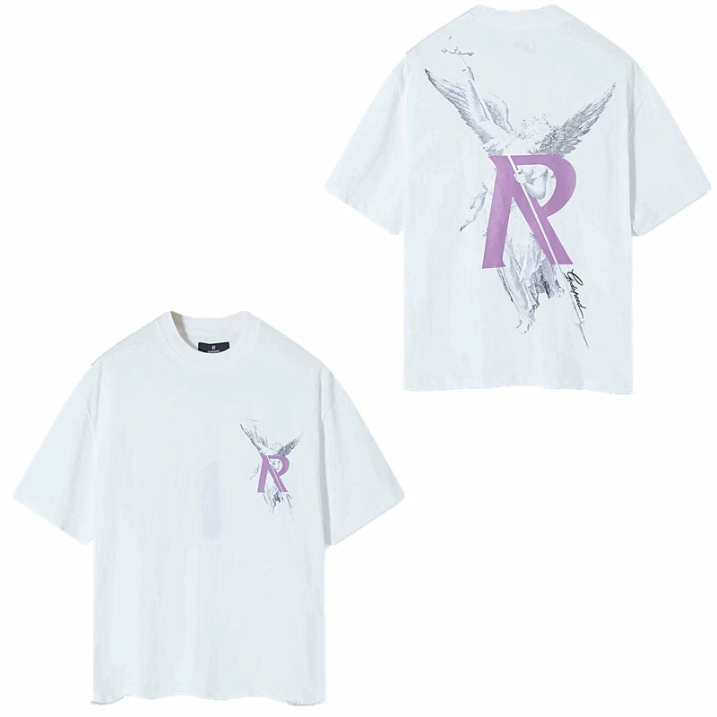 Represent Archangel "R" Graphic T-Shirt - White/Purple