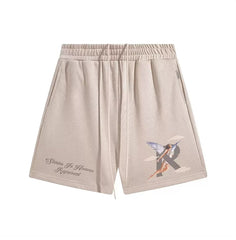 Represent "Storms In Heaven" Graphic Heavyweight Shorts - Oatmeal
