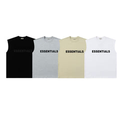 Fog Essentials tank spring summer FOG letter crew neck casual vest