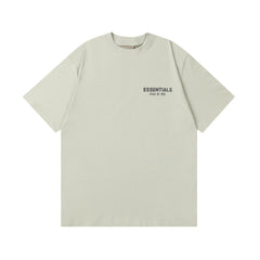 Fog Essentials T Shirts Spring/Summer FOG Letter Print Crew Neck Short Sleeves