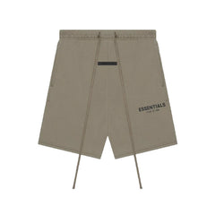 Fear of God Essentials Core Collection Sweatshorts Grey brown thin velvet