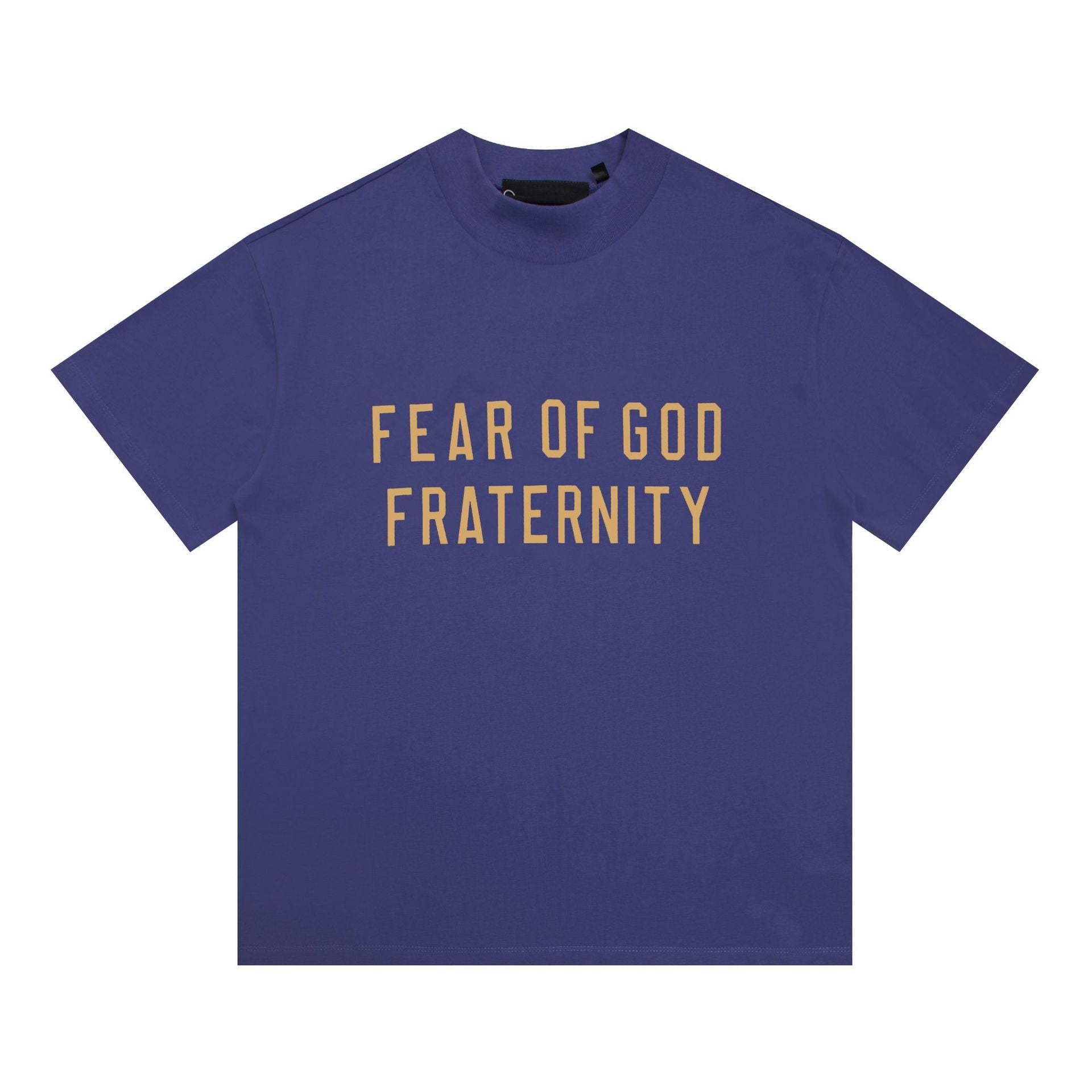 Fog Essentials T Shirts Autumn/Winter FOG Letter Crew Neck Short Sleeves