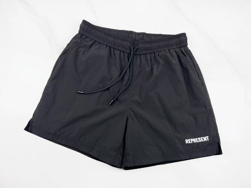 Represent Performance Nylon Shorts - Black