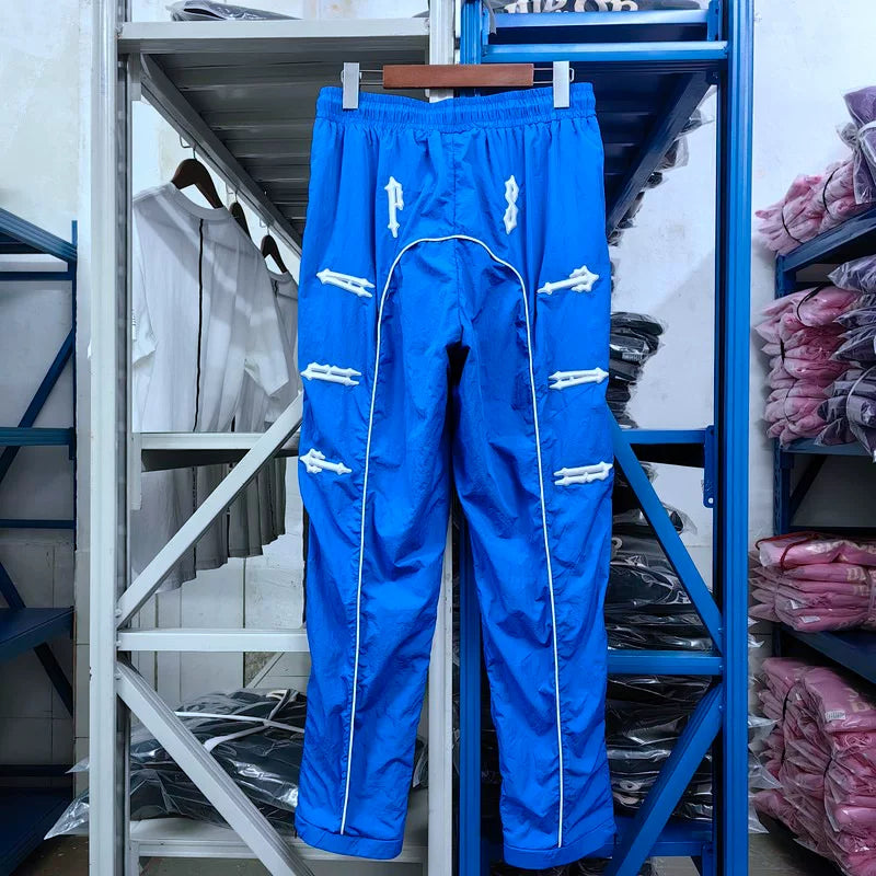 Trapstar Piping Track Pants - Royal Blue/White