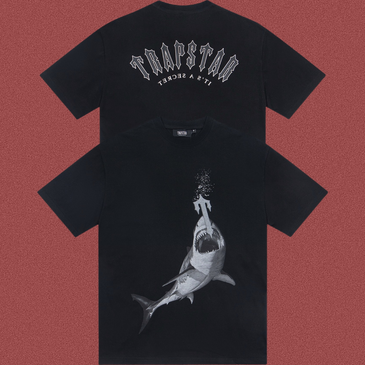Trapstar Shark Bite Graphic Tee - Black