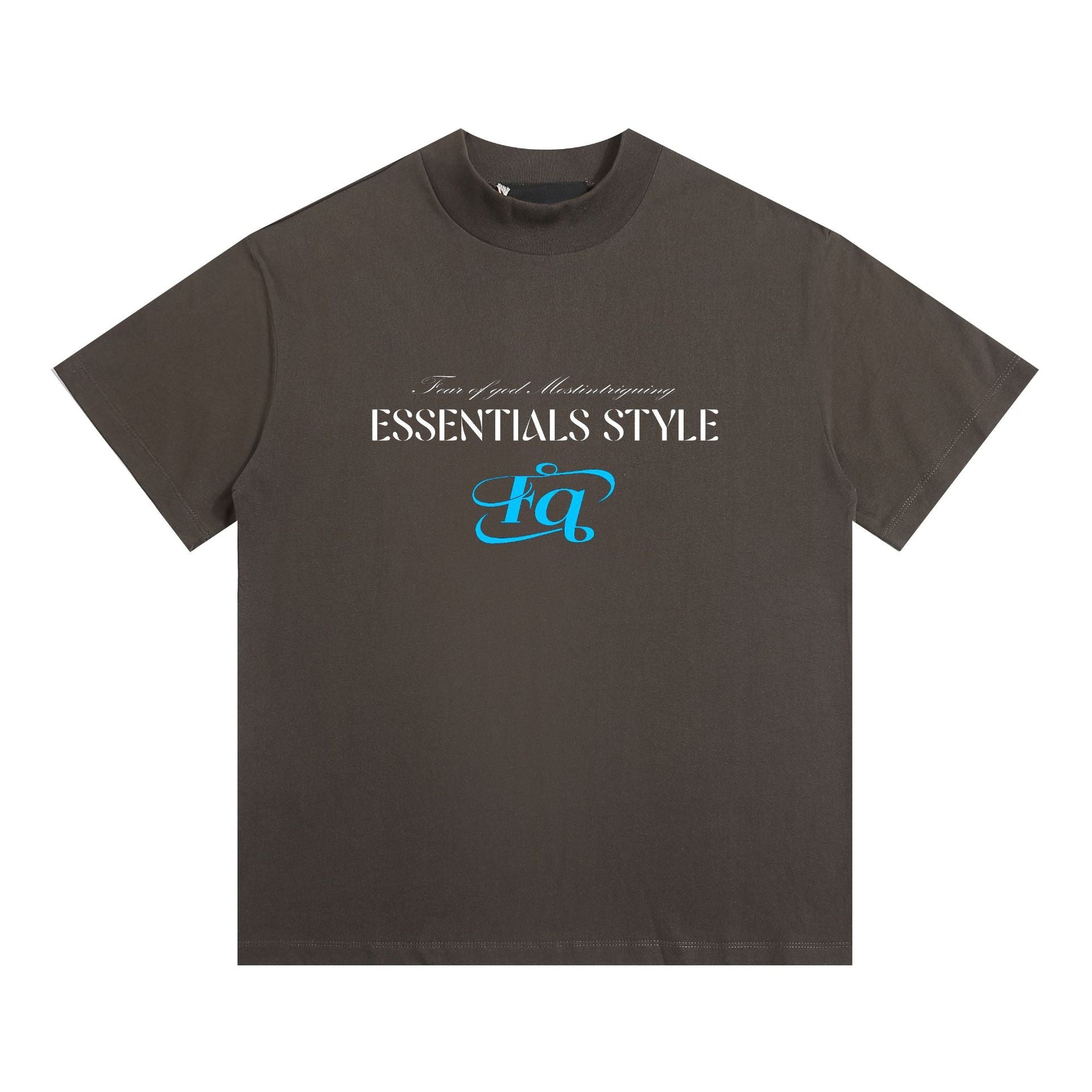 Fog Essentials T Shirts Spring/Summer FOG Letter Pattern Crew Neck Short Sleeves