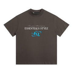 Fog Essentials T Shirts Spring/Summer FOG Letter Pattern Crew Neck Short Sleeves
