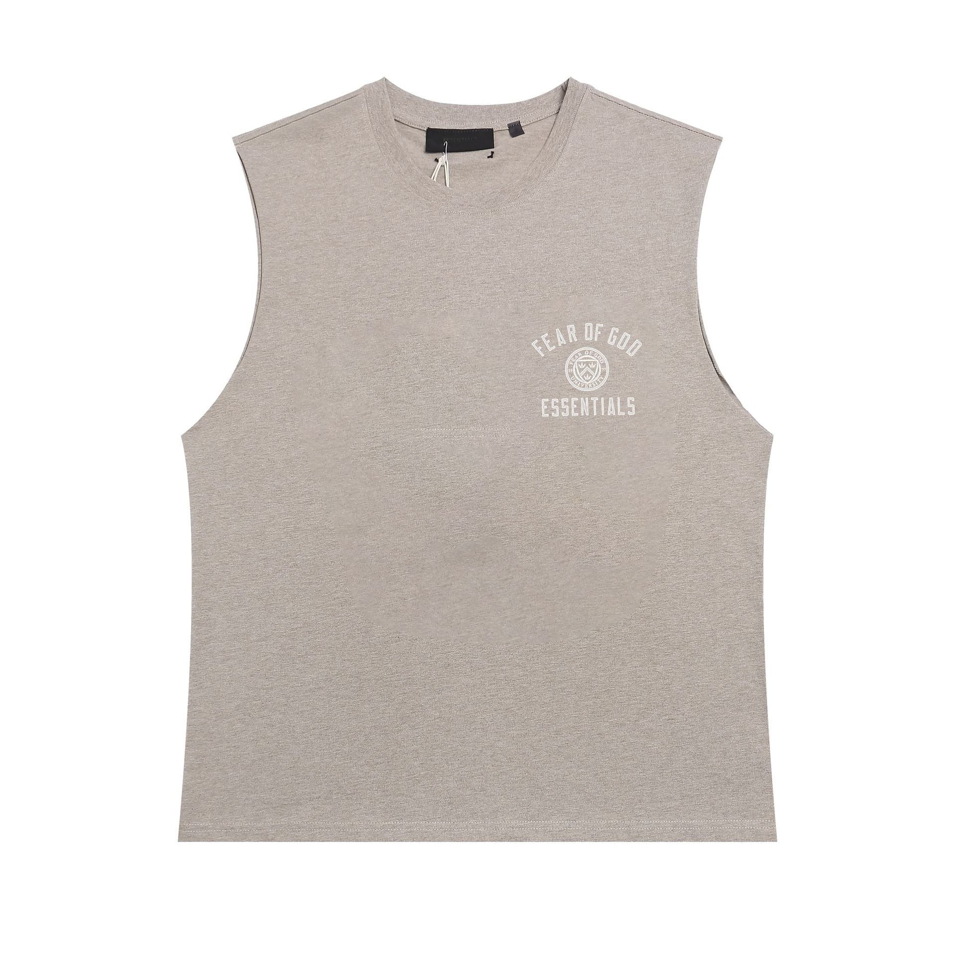 Fog Essentials tank spring/summer letter round neck pullover casual vest