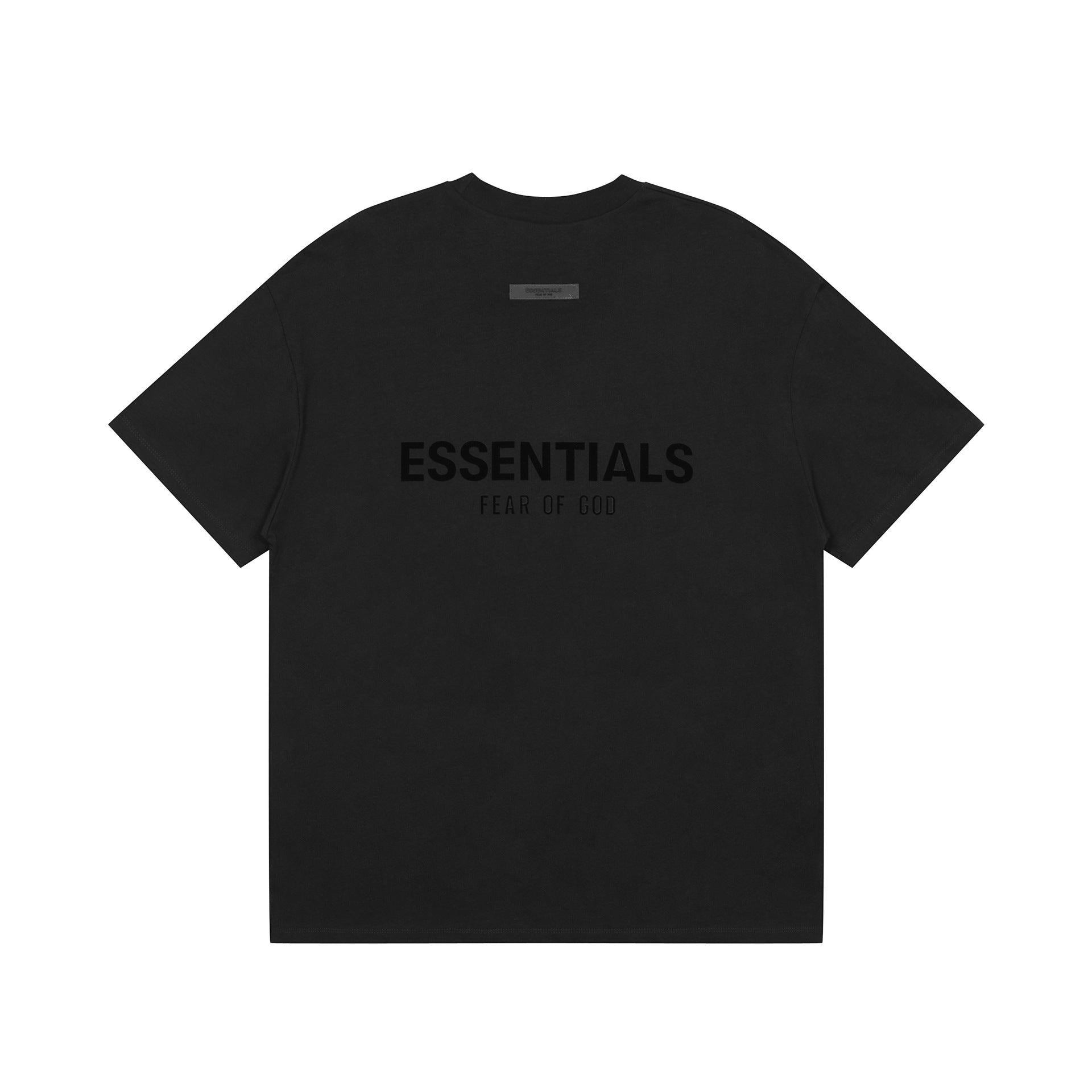 Fog Essentials T Shirts Spring/Summer FOG Double Line Letter Pattern Crew Neck Short Sleeves